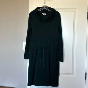 Lou & Grey LOFT cowl neck long sleeve dress